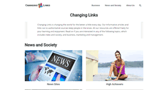 Desktop Screenshot of changinglinks.com